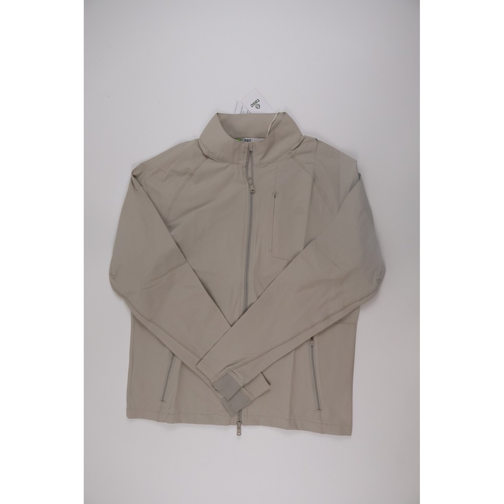 Tasc Mens Jacket Monterey Windbreaker Fossil Tan Solid Medium NWT $148
